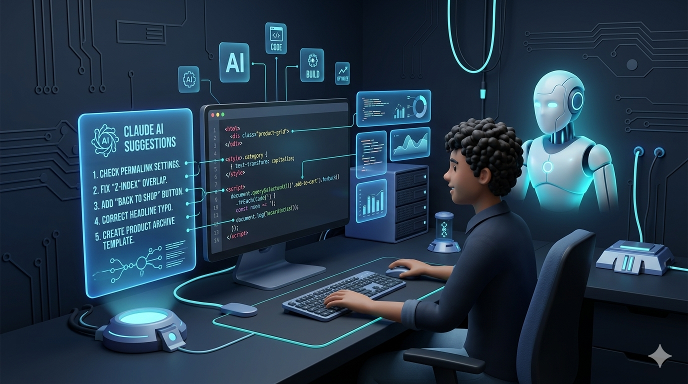Claude Ai Helping Developer Build Websites