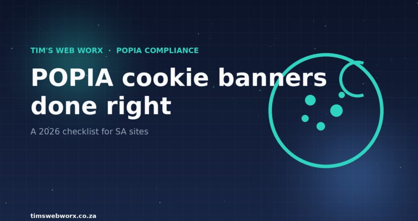 Popia Cookie Banner