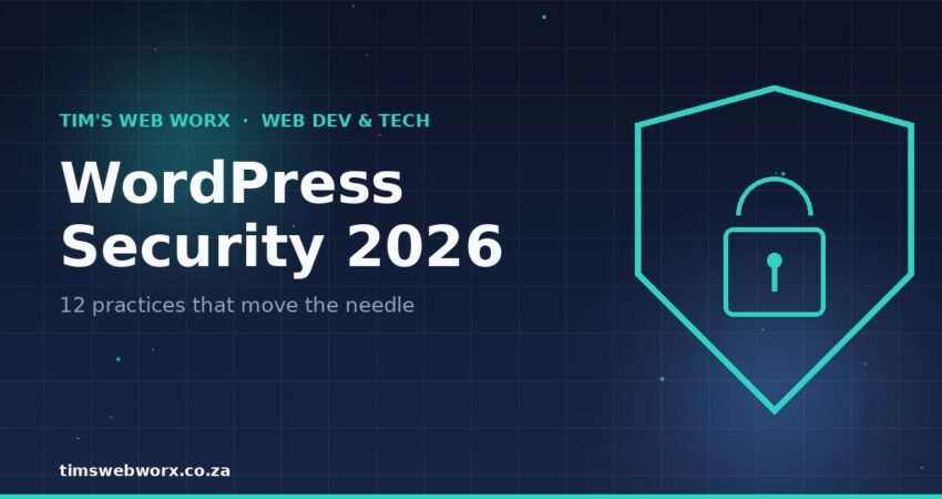 Wordpress Security 2026 — 12 Practices That Move The Needle