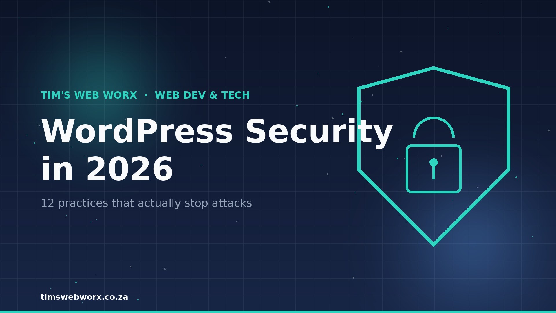 Wordpress Security In 2026 — Tim'S Web Worx